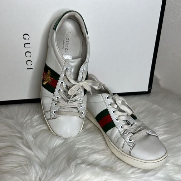 💯Authentic Gucci Sneakers with Cherryline,Size 35.5 🍀 - Picture 12 of 16